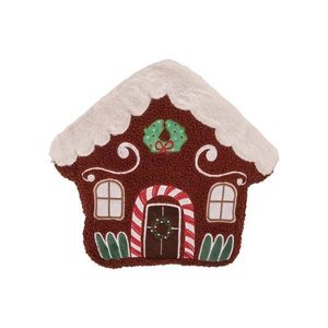 Dekoračný vankúš s vianočným motívom z materiálu bouclé 38x35 cm House – Tiseco Home Studio vyobraziť