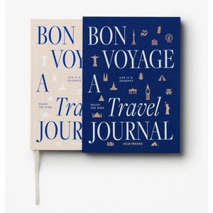 Zápisník 104 str. Bon Voyage Travel Journal – Printworks vyobraziť
