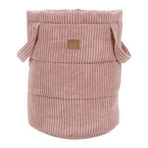 Ružový látkový detský kôš na hračky ø 39x50 cm – Meowbaby vyobraziť