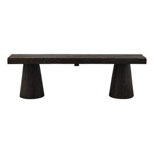 Tmavohnedá lavica Clyde – WOOOD vyobraziť