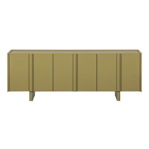 Zelený TV stolík z borovicového dreva 152x53x46 cm Basu – WOOOD vyobraziť