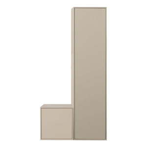 Krémová modulárna skriňa z borovicového dreva 100x200 cm Daily – vtwonen vyobraziť