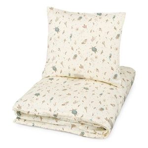 Svetložltá detská obliečka do postieľky z Bio bavlny 70x100 cm Sea Garden – Cam Cam Copenhagen vyobraziť