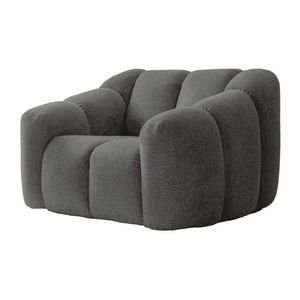 Sivé kreslo Shell – Miuform vyobraziť