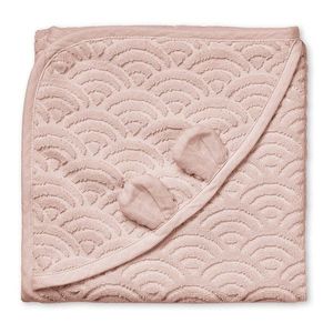Staroružová detská osuška s kapucňou z Bio bavlny 80x80 cm Dusty Rose – Cam Cam Copenhagen vyobraziť