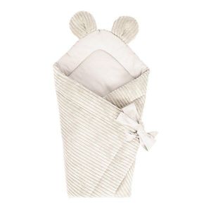 Béžová menčestrová detská zavinovačka 35x65 cm – Meowbaby vyobraziť