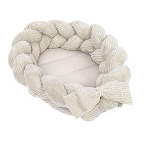 Béžové hniezdočko pre bábätko 47x70 cm – Meowbaby vyobraziť