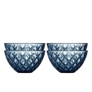 Modré sklenené misky v súprave 4 ks 325 ml Sorrento – Lyngby Glas vyobraziť