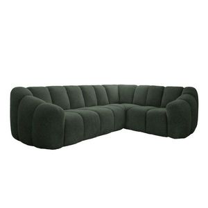 Tmavozelená rohová pohovka (pravý roh/do L) Shell – Miuform vyobraziť