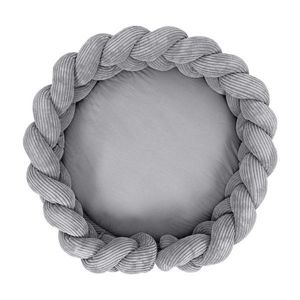 Sivé hniezdočko pre bábätko 100x100 cm – Meowbaby vyobraziť