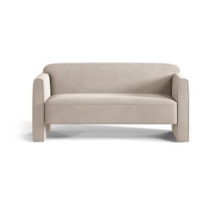 Béžová zamatová pohovka 140 cm Abby – Micadoni vyobraziť