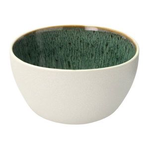 Biela/zelená kameninová miska 400 ml Gastro White/Green – Bitz vyobraziť