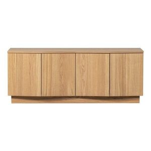 TV stolík z dubového dreva v prírodnej farbe 133x52x45 cm Zuma – WOOOD vyobraziť