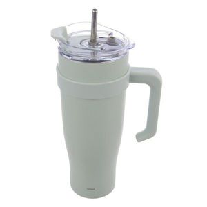 Šalviový zelený termo hrnček so slamkou 1, 2 l Termo – Orion vyobraziť