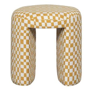 Žltá čalúnená stolička Charlie – WOOOD vyobraziť