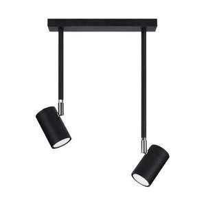 Čierne bodové svietidlo 10x30 cm Jones – Nice Lamps vyobraziť