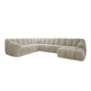 Béžová rohová pohovka (ľavý roh/do tvaru "U") Shell – Miuform vyobraziť