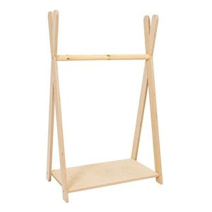 Detský vešiak v dekore borovice v prírodnej farbe 60x97 cm Montessori – Meowbaby vyobraziť