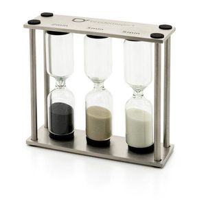 Presýpacia minútka v striebornej farbe Duet – Bredemeijer vyobraziť