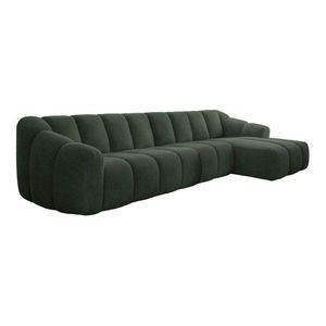 Tmavozelená rohová pohovka (pravý roh/s leňoškou) Shell – Miuform vyobraziť