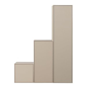 Krémová modulárna skriňa z borovicového dreva 150x200 cm Daily – vtwonen vyobraziť