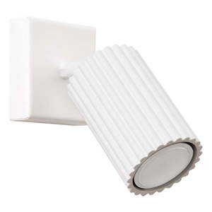 Biele bodové svietidlo 8x16 cm Gleam – Nice Lamps vyobraziť