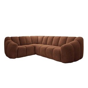 Terakotová rohová pohovka (ľavý roh/do L) Shell – Miuform vyobraziť