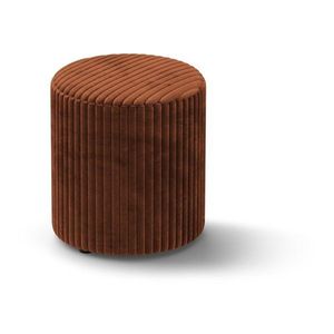 Menčestrový taburet v tehlovej farbe Dia – Micadoni vyobraziť