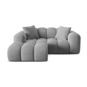 Svetlosivá ženilková rohová pohovka (ľavý roh/s leňoškou) Treno – Cosmopolitan Design vyobraziť