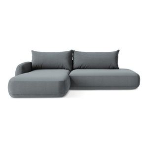 Sivomodrá rozkladacia rohová pohovka (ľavý roh/s leňoškou) Hale – Makamii vyobraziť