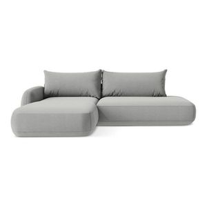 Svetlosivá rozkladacia rohová pohovka (ľavý roh/s leňoškou) Hale – Makamii vyobraziť