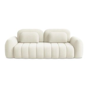 Béžová rozkladacia/s úložným priestorom pohovka z textílie buklé 266 cm Pele – Makamii vyobraziť