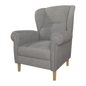 Svetlosivé kreslo ušiak Swan – Ropez vyobraziť