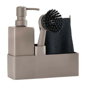 Svetlohnedý keramický stojan na umývacie prostriedky Singles – Zone vyobraziť