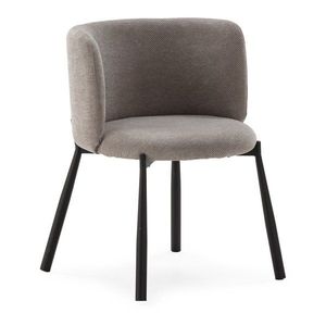 Sivé čalúnené jedálenské kreslá v súprave 2 ks Ginny – MOME vyobraziť