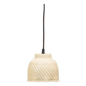 Béžové závesné svietidlo s kovovým tienidlom Arleso – WOOOD vyobraziť