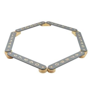 Sivá senzorická dráha z borovicového dreva 10x408x5 cm Montessori – Meowbaby vyobraziť