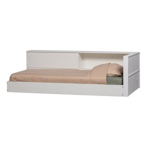 Biela jednolôžková posteľ z borovicového dreva bez roštu 90x200 cm Carter – WOOOD vyobraziť