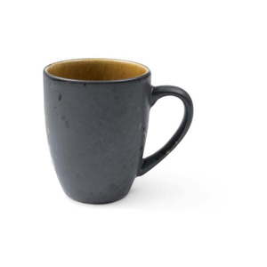 Čierny/jantárový keramický hrnček 300 ml Black/Amber – Bitz vyobraziť