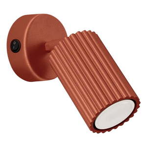 Bodové svietidlo v tehlovej farbe 8x16 cm Gleam – Nice Lamps vyobraziť