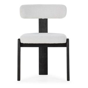 Čierne/svetlosivé čalúnené jedálenské stoličky v súprave 2 ks Nadia – MOME vyobraziť