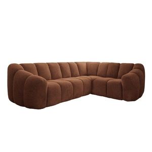 Terakotová rohová pohovka (pravý roh/do L) Shell – Miuform vyobraziť