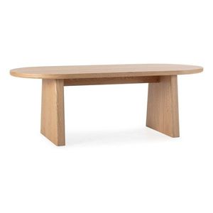 Jedálenský stôl v dekore jaseňa 100x200 cm Blair – MOME vyobraziť