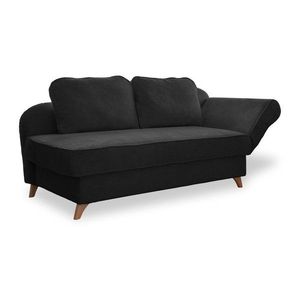 Antracitová menčestrová leňoška (pravý roh) Chic Charlotte – Miuform vyobraziť