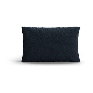 Tmavomodrý vankúš na gauč z textílie buklé Poppy – Micadoni vyobraziť