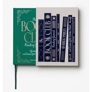 Zápisník 104 str. The Book Club Reading Journal – Printworks vyobraziť