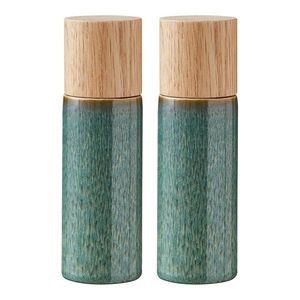 Zelená keramická sada mlynčekov na korenie a soľ 2 ks Gastro Green – Bitz vyobraziť