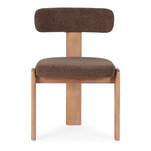 Hnedé čalúnené jedálenské stoličky v súprave 2 ks Nadia – MOME vyobraziť