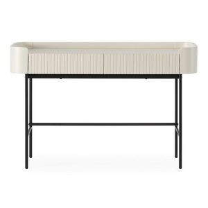 Krémovobiely konzolový stolík 40x120 cm Willa – MOME vyobraziť