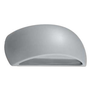 Sivé keramické nástenné svietidlo Sollux Palermo vyobraziť